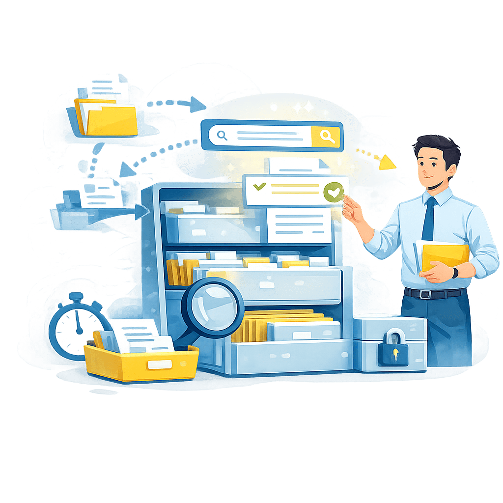 Archiving and document retrieval