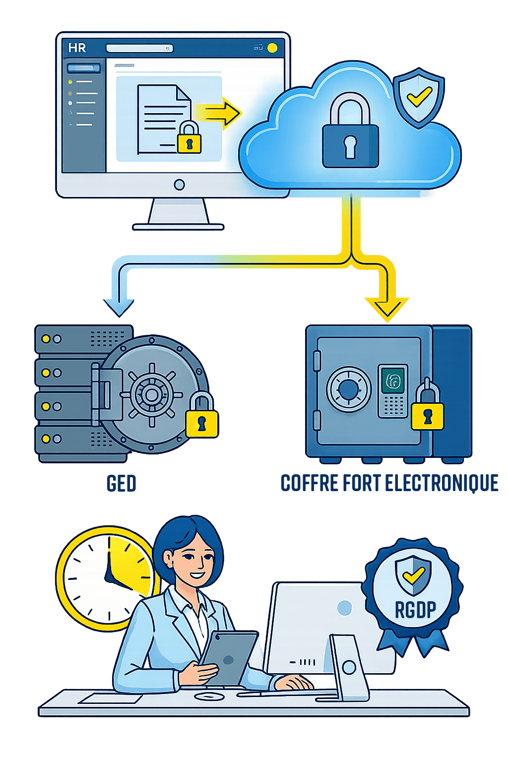 Gestion de bulletins de salaire électroniques