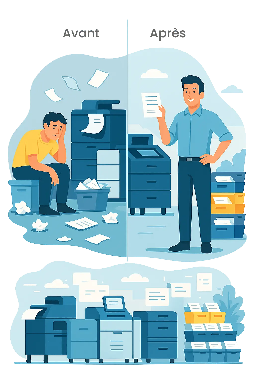 solutions-gestion-centre-impression-avant-apres-scop-software-suite Solutions logicielles de gestion des centres d'impression